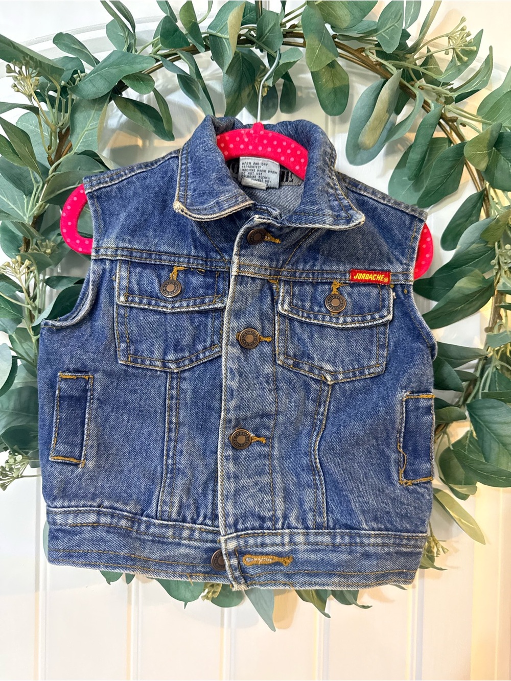 🌿4/$25 • Jordache 90’s Denim Cotton Vest